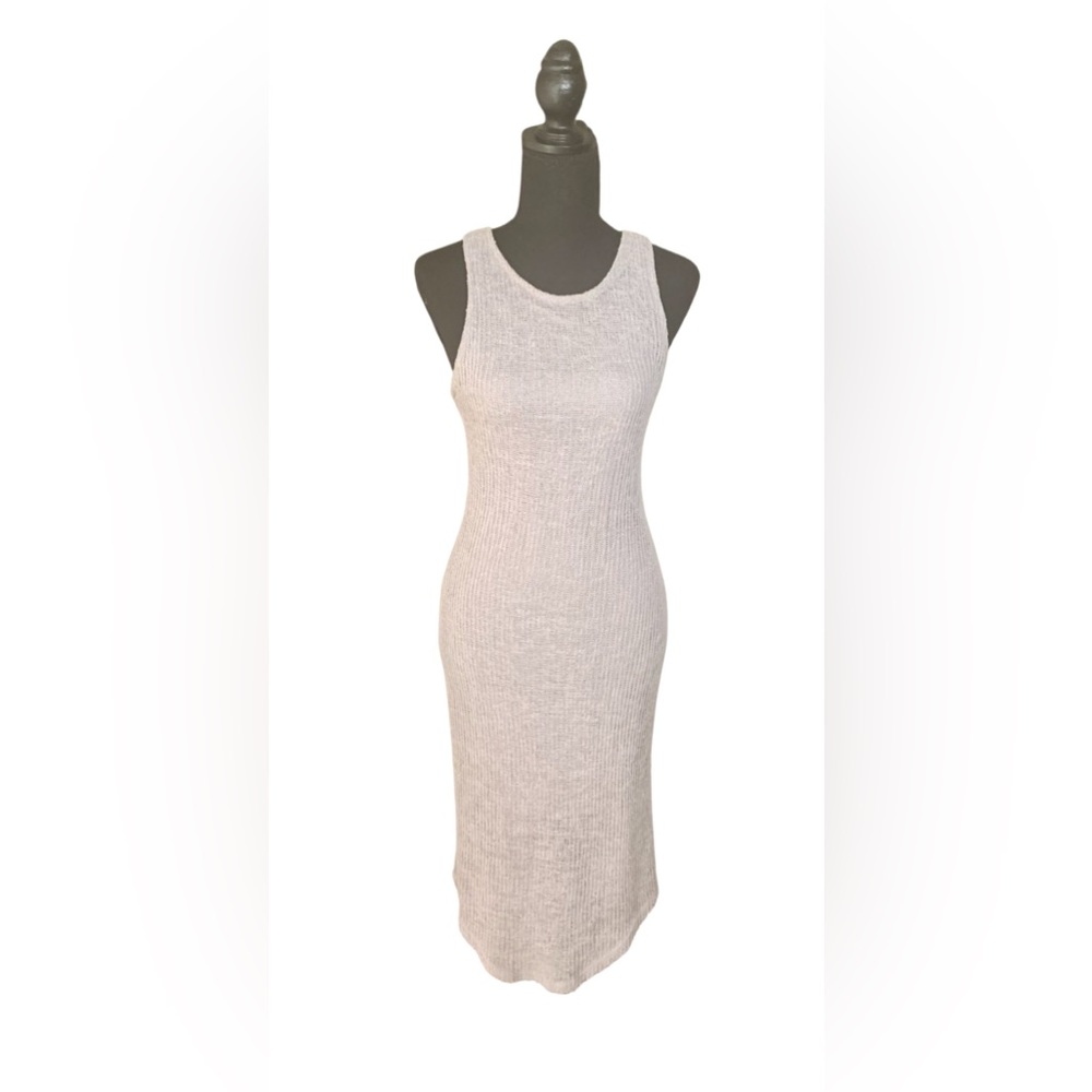 Light Grey Sheer Lightweight Dress